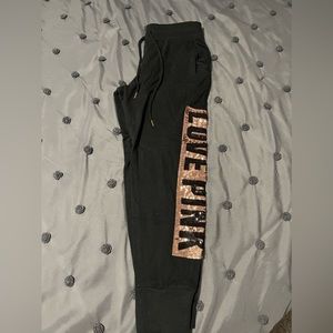 SEQUINS Pink Sweatpants 🖤